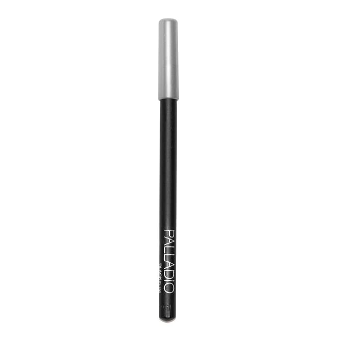Palladio Wooden Eyeliner Pencil, Thin Pencil Shape, Easy Application, Firm yet Smooth Formula, Perfectly Outlined Eyes, Contour and Line, Long Lasting, Rich Pigment, Black