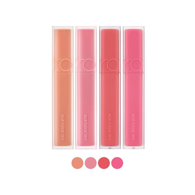 rom&nd BLUR FUDGE TINT 14 UNROSE: Velvety Matte Lip & Cheek Stain | K-Beauty Blurring Effect | Long-Lasting, Non-Drying Cream Formula with Vitamin E