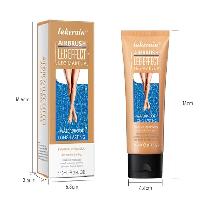 Leg Makeup Waterproof No Transfer,Leg and Body Scar Cover Up,Tattoo Cover Up Makeup Waterproof,Long Last Body Foundation (3# Bronze, 4 FL OZ)