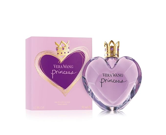 Vera Wang Princess Eau de Toilette 1.7 fl oz (Pack of 1), Notes of Apple, Quava, and Vanilla, Women's Fragrance, Long Lasting, Everyday Fragrance, Travel Size