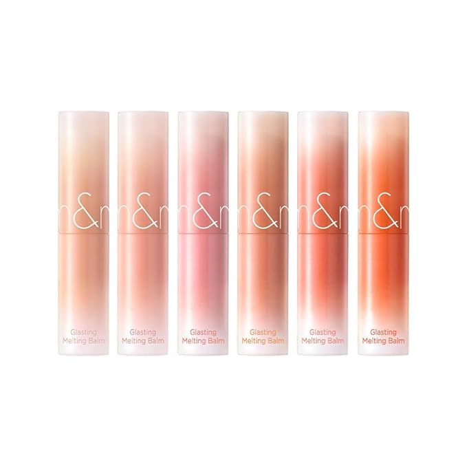 rom&nd GLASTING MELTING BALM #14 Dear Apple | Hydrating Lip Gloss Stick for Crystal Clear Shine & Natural Tint | Non-Sticky, Long-Lasting Moisture