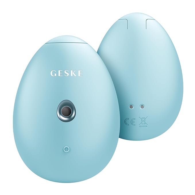 GESKE SmartAppGuided™ Facial Hydration Refresher | 4 in 1 | Water Atomizer | Moisturizing Spray Machine | Face Mister | Humidifier for Natural Glow | Reduce Redness & Dry Skin