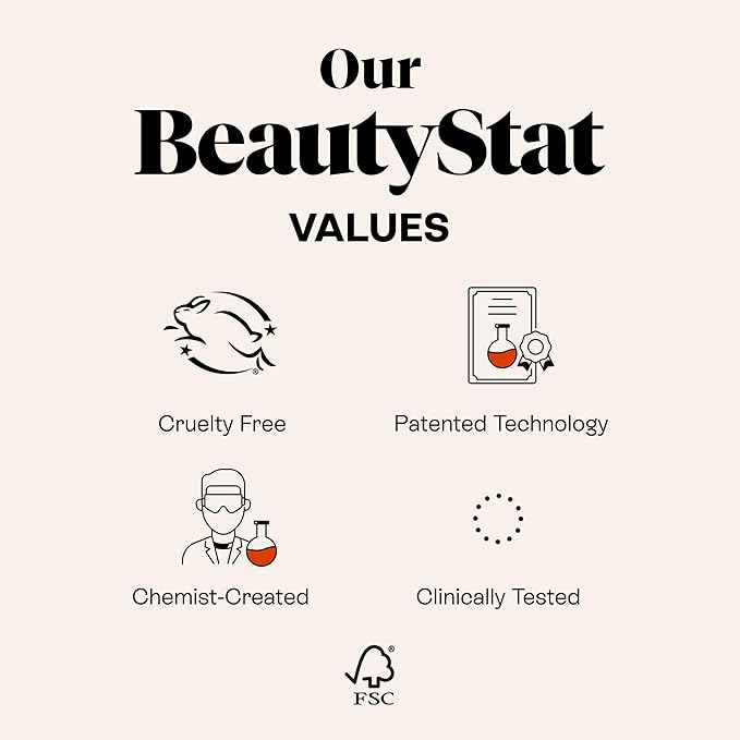 BeautyStat Universal C Skin Refiner - Vitamin C Serum for Face, 20% Pure L-Ascorbic Acid - Created by a 20+ Year Skincare Veteran Cosmetic Chemist (30ml / 1.0 oz)