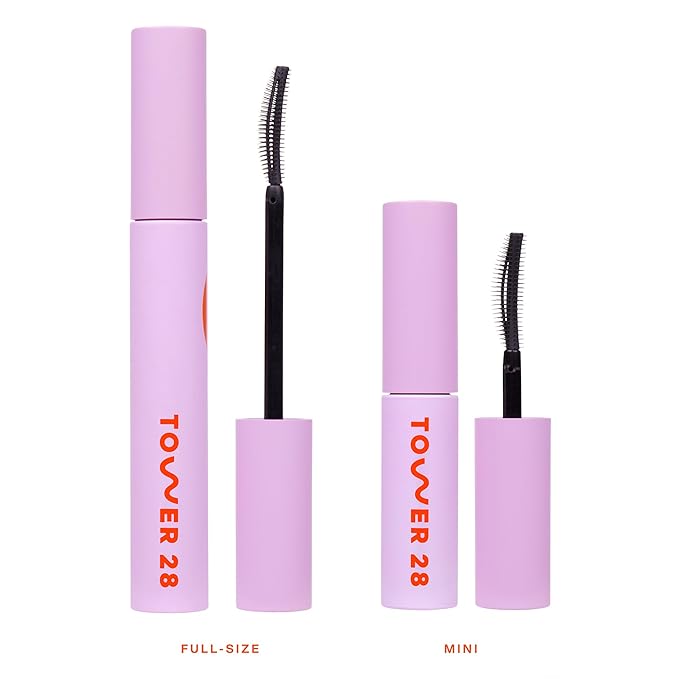 Tower 28 Beauty Mini MakeWaves Lengthening + Volumizing Mascara Jet