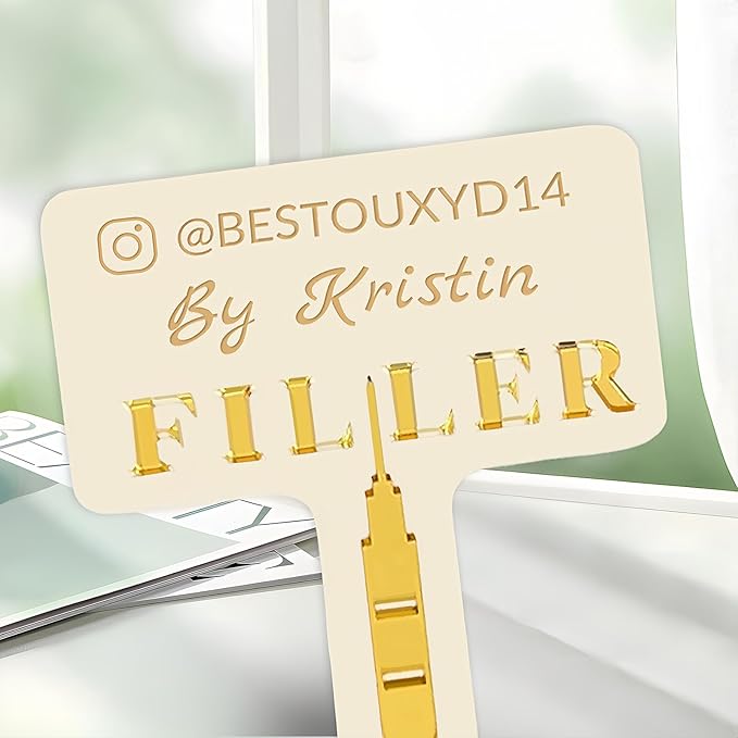 Personalized Lash Mirror Custom Eyelash Photo Prop Personalised Acrylic Handheld Lash Mirror with Name Gift for Beauty Girls Technician (Color03)