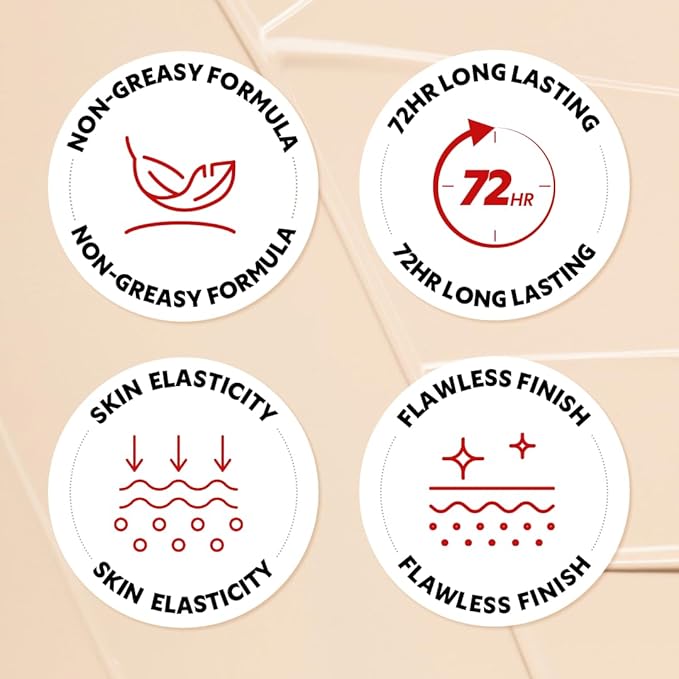 TIRTIR Mask Fit Red Cushion Foundation | Full coverage, Weightless, Skin fit, Satin Glow Finish, Korean Makeup BB Foundation, beauty, Tattoo cover up, Buildable (#13C Fair, 0.63 Fl Oz)