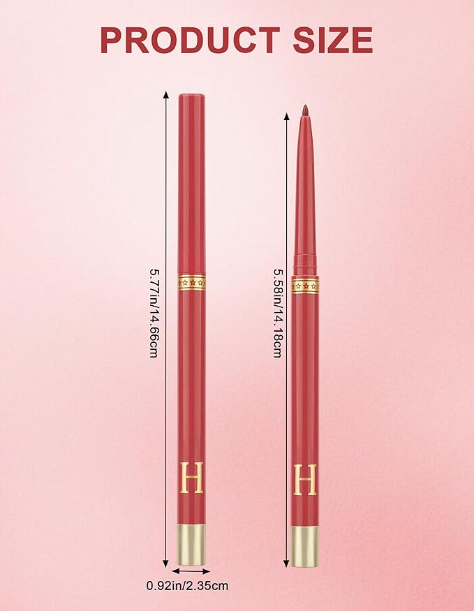 2PCS Light Brown Gel Eyeliner Pencil, Waterproof & Smudge Proof Eyeliner, Colorful Eyeliner Gel Pen, Soft and Smooth Texture, Hypoallergenic Eye Liner Pen Makeup for Women