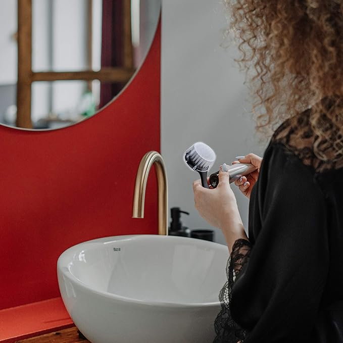 Facial Cleansing Brush 4 PCS, Facial Exfoliating Brush Face Wash Scrub Exfoliator Brush for Makeup Skincare Removal (Black)