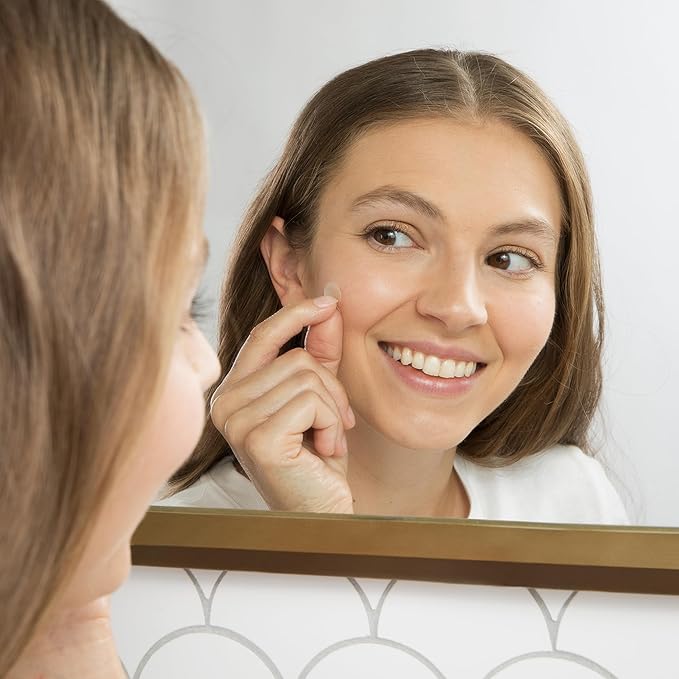 Pimple Patches - Hydrocolloid Acne Patches with Salicylic Acid , Pimple Patches for Face, Invisible Zit Patches. Hydrocolloid Patch; Blemish Protection. Clear Pimple Stickers, - 36 Count, 2 sizes