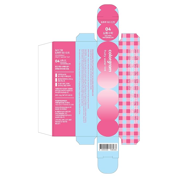 COLORGRAM FRUITY WATER TINT 04 SULKING WATERMELON