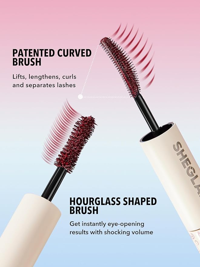 SHEGLAM All-In-One Volume & Length Mascara-Waterproof-Brugundy