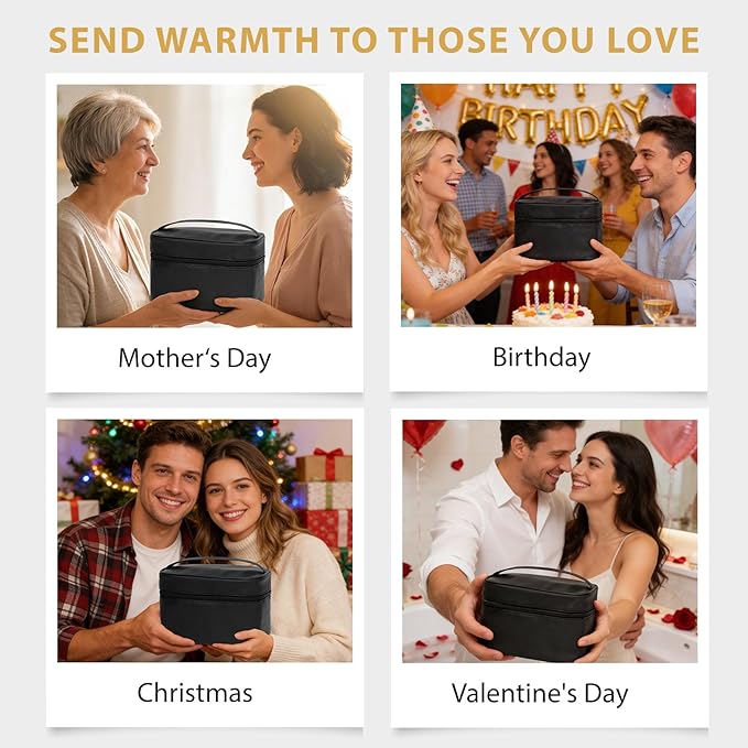 33 Pcs Valentines Day Gifts for Women & Men, Charcoal Hydrating Skin Care Kit, Bath & Body Gift Set, Spa Kit, Leather Bag, Anniversary, Birthday, Christmas, Mothers Day, Father's Day