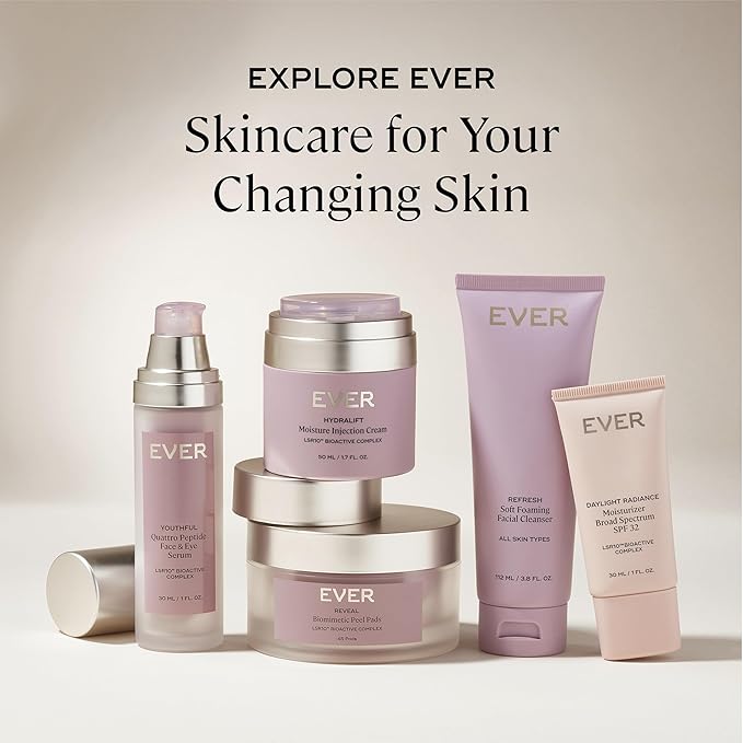 EVER Peptide Lip Therapy — Clear (Tint-Free Balm with Peptides & Moisturizing Botanical Oils)