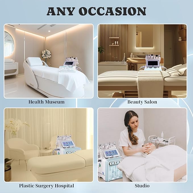 7 in 1 Multifunctional Face Care Device ,Facial Care Machine Vacuum Cleaning Jet for Home and Beauty Salon