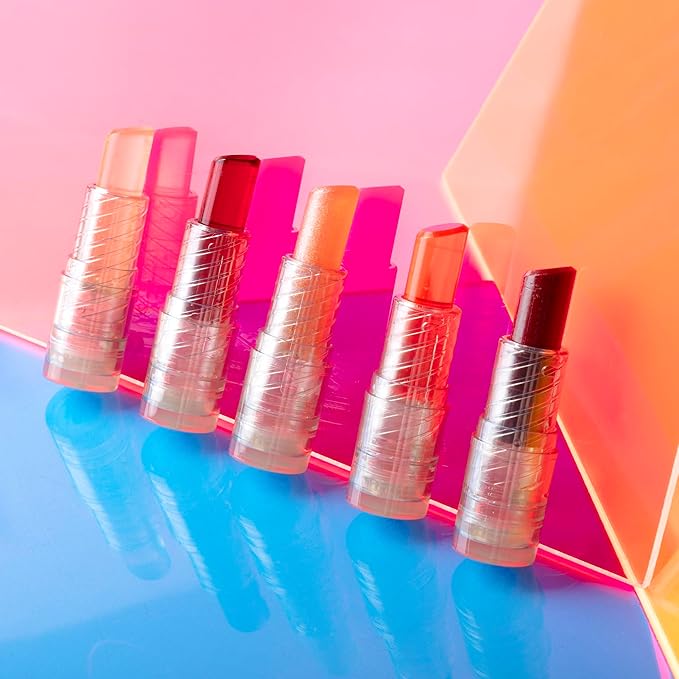 Pacifica Lipstick Oil – Glow Stick Lip Tint Oil - Hydrating Tinted Lip Balm with Vitamin E for Moisturized Lips, Sheer Tint & Natural Gloss, Vegan & Cruelty-Free, 0.14 oz (Sunrise)