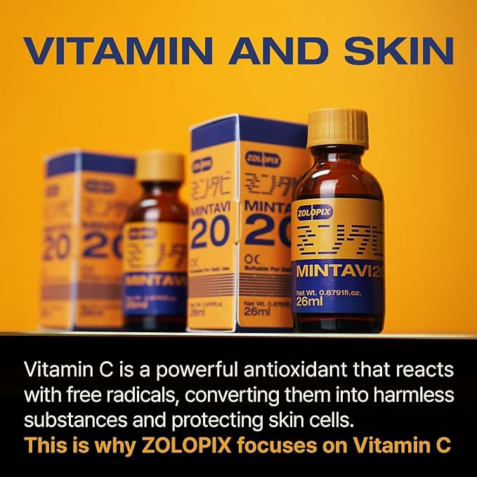MINTAVI20 20% Vitamin C Serum with Ascorbic Acid, Alpha Arbutin & Tranexamic Acid for Brightening Dark Spots | Korean Skin Care for Radiant, Even-Toned Skin, 26ml / 0.879 fl. oz