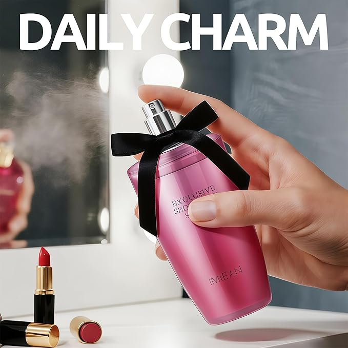 Elegant Floral Perfume for Women 100ml / 3.4 Oz Eau de Parfum - Long Lasting Purple Passion Fruit,Peony & Vanilla Orchid Scent for Day & Night(Exclusive Secret)