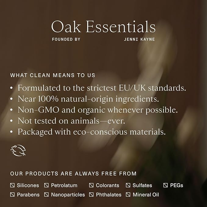 Oak Essentials Travel Body Routine | TSA-Friendly Mini Body Care Set with Wash, Scrub, Lotion, Oil, & Balm + Linen Travel Bag