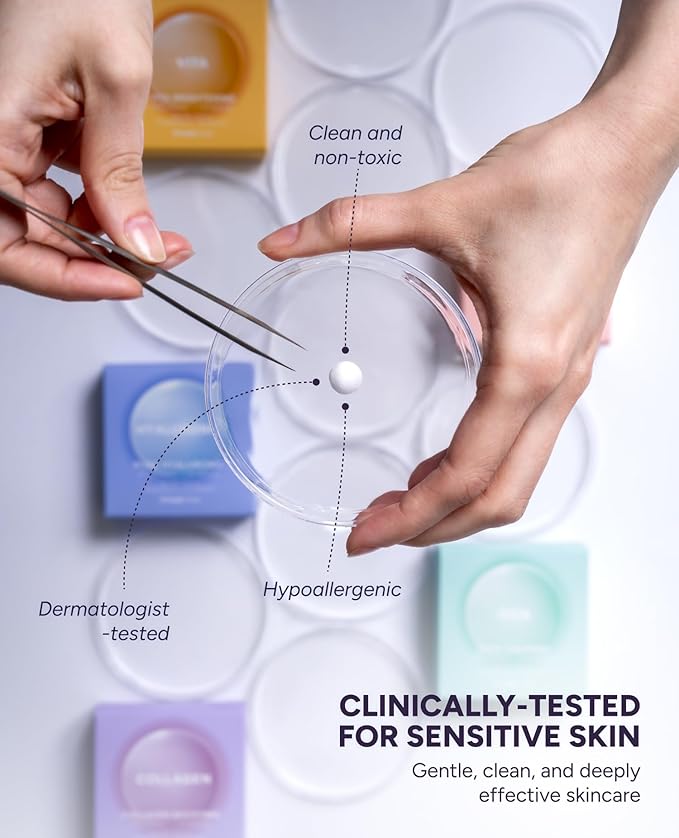 Collagen Boosting Melting Capsule – For Hydration & Firming | Korean Skin Care for Sensitive Skin | Booster for Collagen Serum, Toner & Moisturizer | 8 Capsules