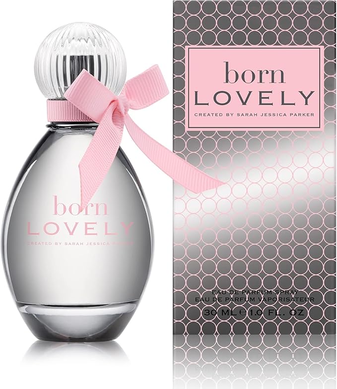 SJP Born Lovely Lush, Sweet, Elegant Amber Floral Eau De Parfum Spray Fragrance for Women - Mandarin, Peony, Honeysuckle, and Freesia - Intense, Long Lasting Scent - 1 oz