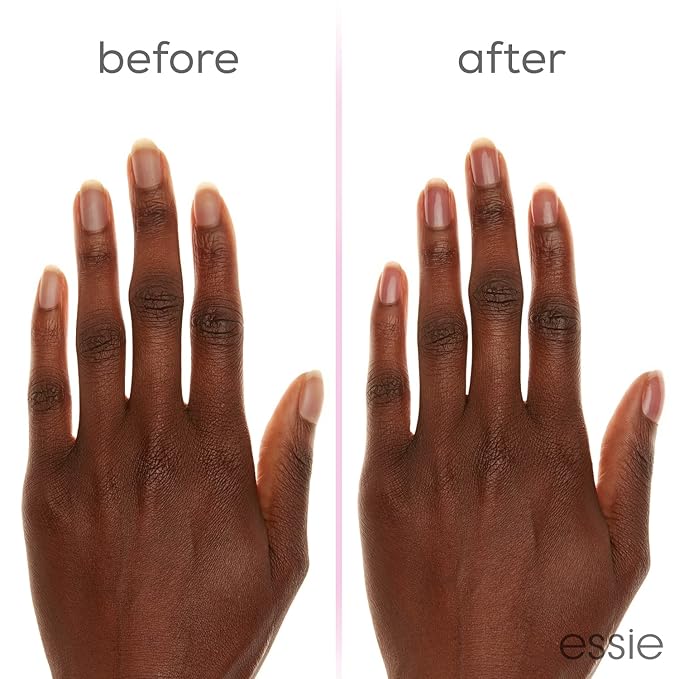 essie Nail Care, 8-Free Vegan, Hard To Resist Nail Strengthener, Glow and Shine, pink tint, 0.46 fl oz