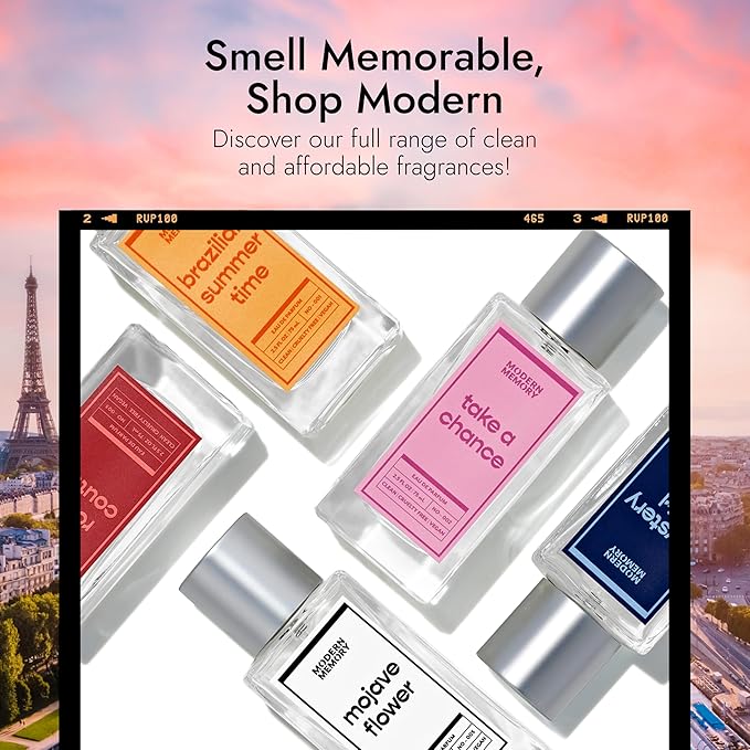 Modern Memory Take a Chance Eau de Parfum for Women, 2.5 fl oz - Notes of Grapefruit, Jasmine & White Musk