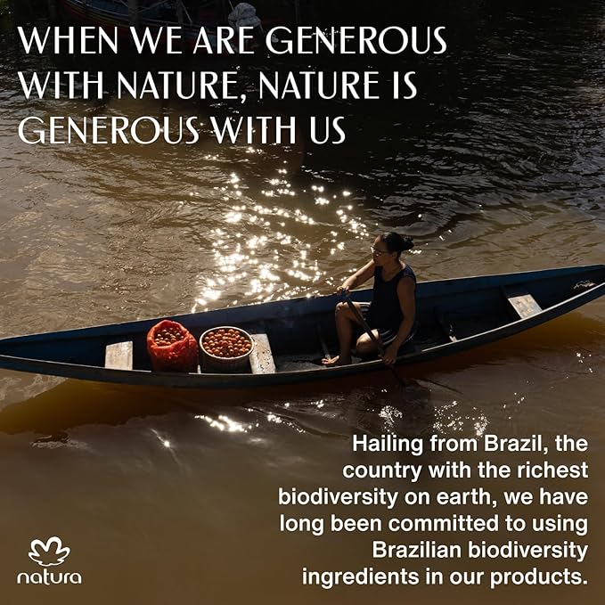 Natura – Tukumã Hydration & Renewal Body Care Bundle – Hyaluronic Acid Boosting Body Lotion + Biphase Shower Oil – Deep Moisturizing & Firming – Vegan Brazilian Skincare – 13.5 fl oz + 6.7 fl oz