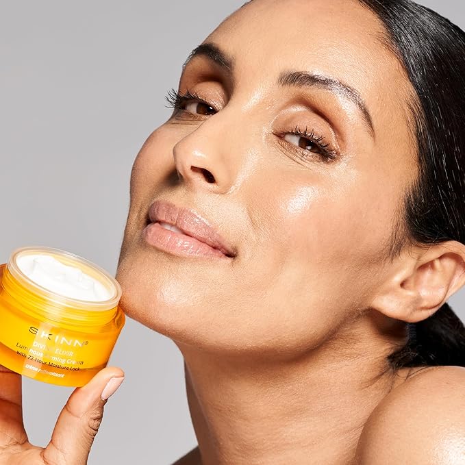 Luminous Facial Oil and Face Firming Cream Set - Anti-Aging Skin Care Duo to Reduce Fine Lines, Wrinkles & Strengthen Skins Barrier with Vitamin C & Manuka Honey