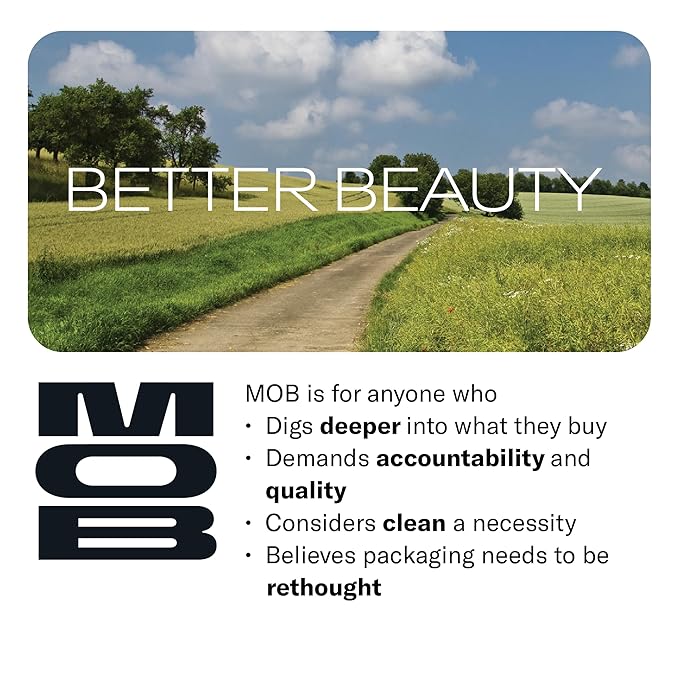 MOB Beauty Hydrating Shine Lip Balm M139 Cool Nude – Tinted Lip Balm Stick with Jojoba & Sunflower Oils, Clean Vegan Organic Lip Care for Nourished, Glossy Lips