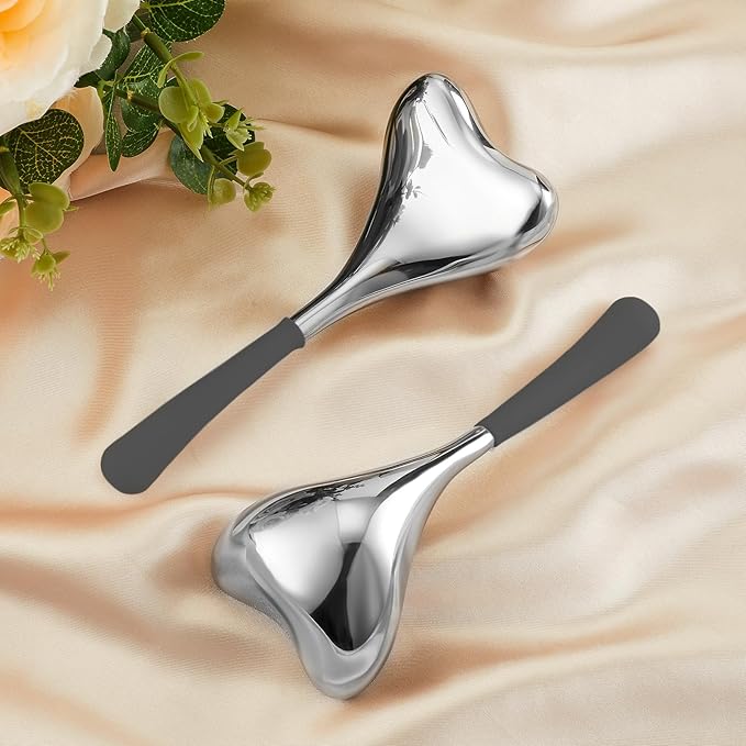 Running man Cryo Sticks-Gua Sha and Massage 2-in-1, Ice Globes for Face-Wrinkle Reduction & Dark Circle Relief, Stainless Steel Facial Massage Tool for Skin Tightening Cooling Globes.