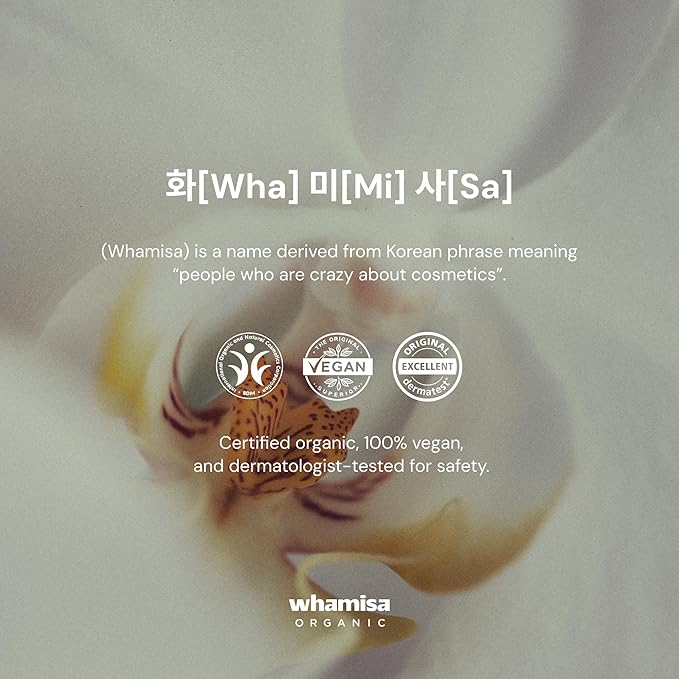 Whamisa Organic Cactus Bouncy Serum, 48 hrs Inner Skin Moisture, 72 hrs Hydrating and Moisturizing, Fermented Ingredient Formula, Facial Ampoule, Korean Skin Care (52ml)