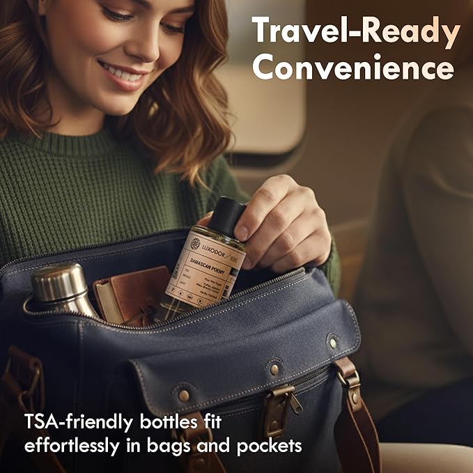 Damascus Poemy - Inspired by Y S.L's B.lack O.pium - pheromones perfumes for women cologne - dupes fragrances - Clean Paraben Free Vegan - 3.4 fl. oz (100ml) with perfume oil 10 ml roll-on