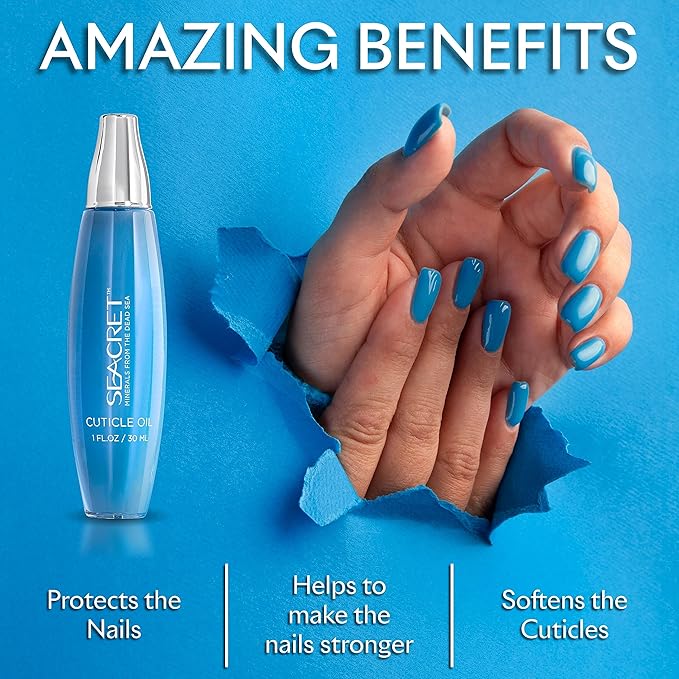 SEACRET Minerals From The Dead Sea Cuticle Oil, 1 Fl Oz (Pack of 2)