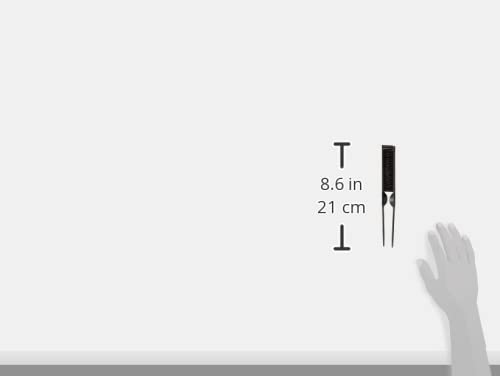 3 Row Styling Comb For Detangling, Defining And Separating Curls (Black)