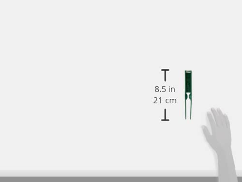 3 Row Styling Comb For Detangling, Defining And Separating Curls (Green)