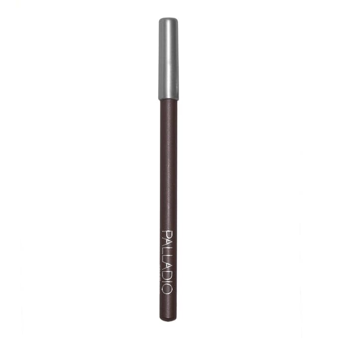 Palladio Wooden Eyeliner Pencil, Thin Pencil Shape, Easy Application, Firm yet Smooth Formula, Perfectly Outlined Eyes, Contour and Line, Long Lasting, Rich Pigment, Taupe