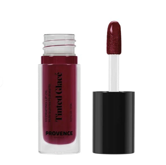 Provence Beauty Plum Merlot Lip Oil – Hydrating Tinted Lip Oil for Women with Plant-Based Oils – Moisturizes, Nourishes & Softens Lips with Long-Lasting Shine – 0.2 fl oz