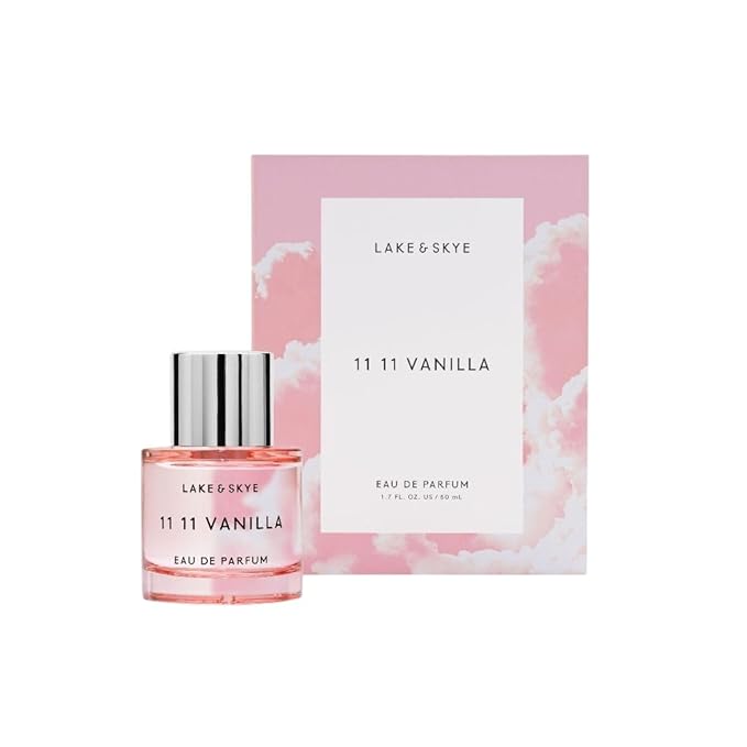 Lake & Skye 11 11 Vanilla Eau de Parfum 50mL, Musk Perfume, Sea Salt, Star Apple, Vanilla Créme, Vegan