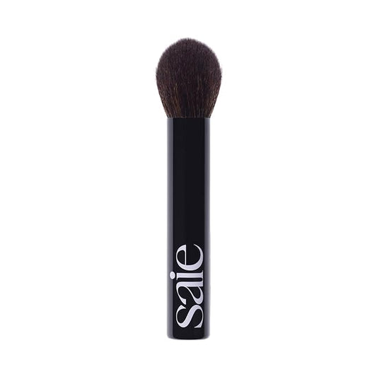 Saie The Fluffy Brush - Soft, Multi-Use Pressed + Loose Powder Brush - Fluffy Makeup Brush with Tapered Tip for Precise Application - Vegan, Cruelty-Free (1 Count)