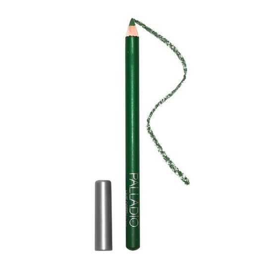 Palladio Wooden Eyeliner Pencil, Thin Pencil Shape, Easy Application, Firm yet Smooth Formula, Perfectly Outlined Eyes, Contour and Line, Long Lasting, Rich Pigment, Lime Green