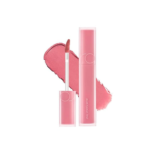 rom&nd OVEEER Shade Series Blur Fudge Tint | Silky Matte Lipstick for Velvety Smooth Lips | Long-Lasting Stain, Wrinkle Blurring, Moisturizing Formula | 16 Burnt Orange