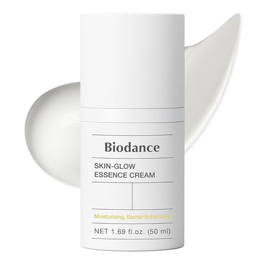 BIODANCE Skin-Glow Essence Cream, Moisturizing, Hydrating, Anti-Aging, Facial Moisturizer with Hyaluronic Acid, Ceramide, Korean Skin Care, Valentines Day Gifts for Her | 1.69 fl.oz, 50ml
