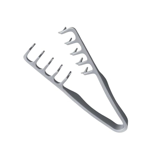 Voluminous wide-toothed hair comb Men's fluffy texture, ABS plastic with textured grip