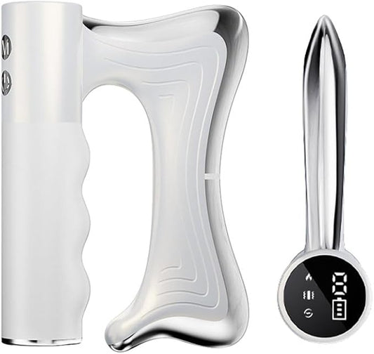 OTBK Heated Gua Sha Tool — Portable Muscle Relaxation Therapy Device. Features Vibration, Heat Therapy, and microcurrent.
