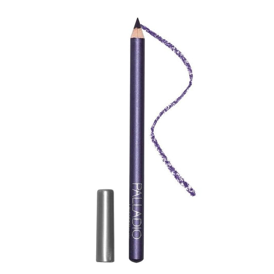 Palladio Wooden Eyeliner Pencil, Thin Pencil Shape, Easy Application, Firm yet Smooth Formula, Perfectly Outlined Eyes, Contour and Line, Long Lasting, Rich Pigment, Lavender