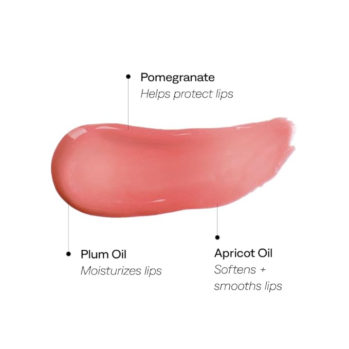 Provence Beauty Pink Rose Lip Oil – Hydrating Tinted Lip Oil for Women with Nourishing Formula – Moisturizes, Softens & Enhances Natural Lip Color – 0.2 fl oz