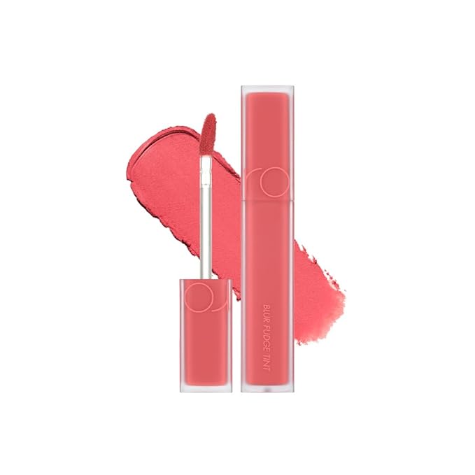 rom&nd BLUR FUDGE TINT 14 UNROSE: Velvety Matte Lip & Cheek Stain | K-Beauty Blurring Effect | Long-Lasting, Non-Drying Cream Formula with Vitamin E