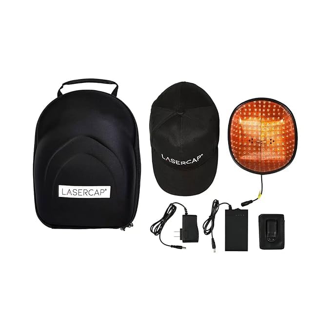 LaserCap HD+ 304 - Professional Red Light Therapy Cap for Hair Growth - FDA Cleared Alopecia & Thinning Hair Treatment for Men & Women - 304 Medical-Grade Lasers, Cordless Rechargeable Design