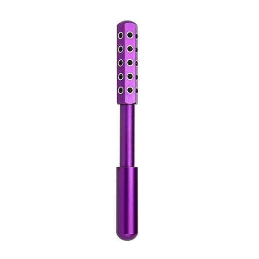 Face roller for women,Face Sculpting Tool, 30 pieces of germanium stone facial roller,Facial and Neck Beauty Massage, Help Blood Circulation, Reduce Puffiness and Redness,Great Self-care Gift(purple)