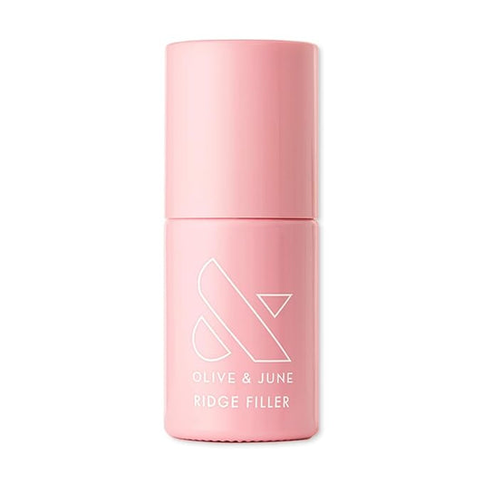 Olive & June Ridge Filler | Smoothing Nail Base Coat for Ridges | Vitamin E & Silica Formula | Smooth, Flawless Canvas for Polish | Vegan & Cruelty-Free | Salon-Quality Mani at Home (0.46 fl oz)